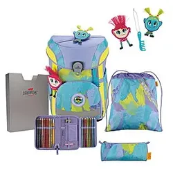 DerDieDas ErgoFlex Easy Hippie Hair Schulranzen-Set