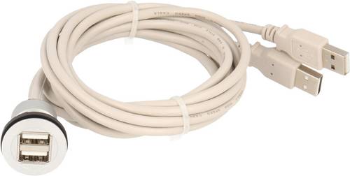 Schlegel 2 x USB 2.0 Buchse A - 2 x USB 2.0 Stecker A RRJ_2USB_150CM Inhalt: 1St.