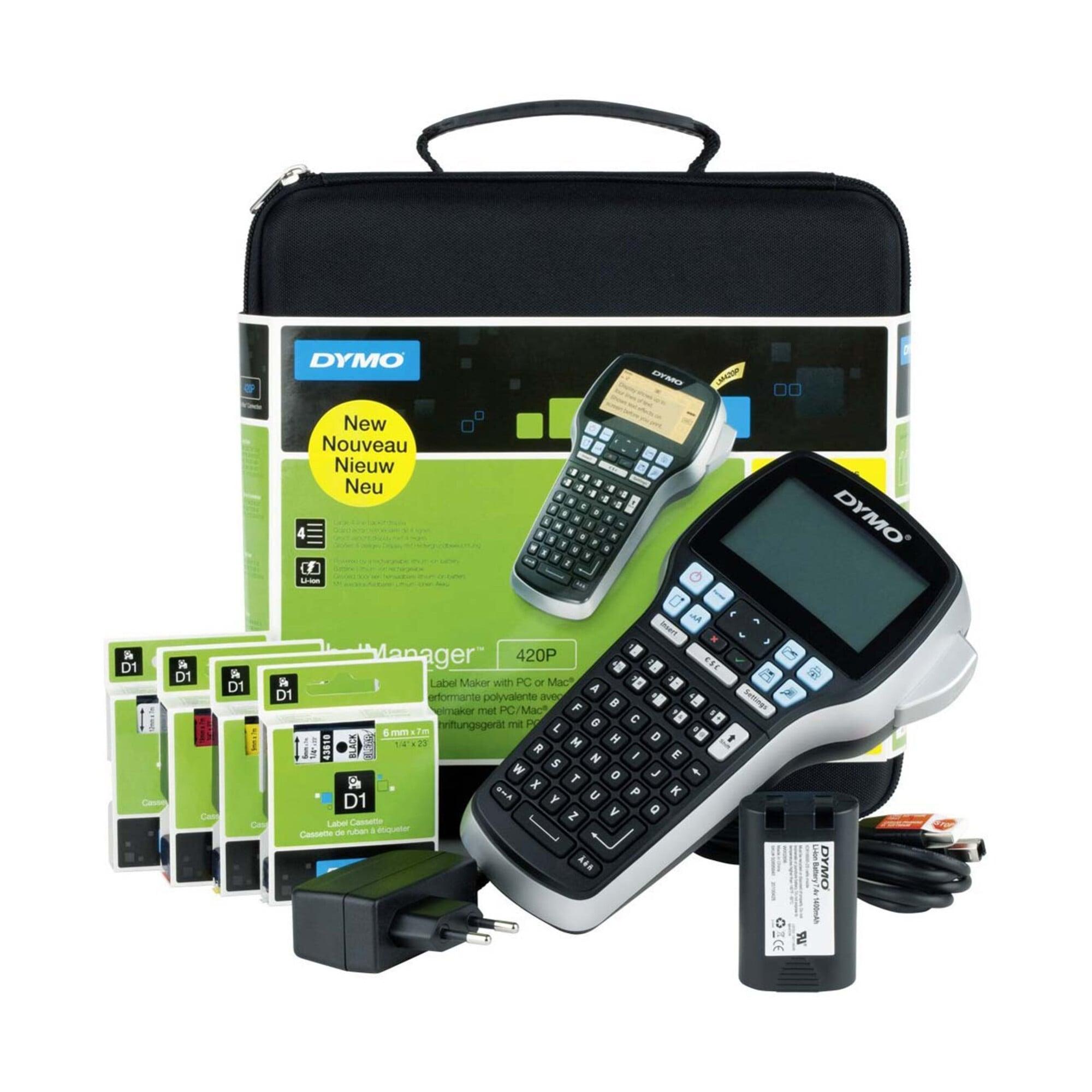 DYMO LabelManager 420P Beschriftungsgerät ABC-Tastatur Koffer ; NWL (S0915480)