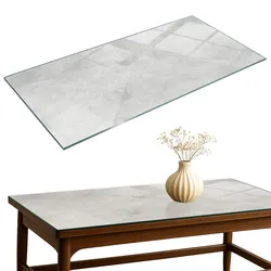 TISCHPLATTE 140x70 cm Betonstruktur mit Kratzern