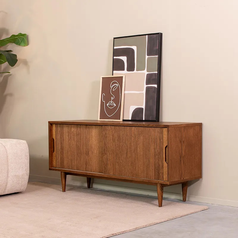 Label51 Tv-meubel Jule Walnoot en Eiken 130 cm