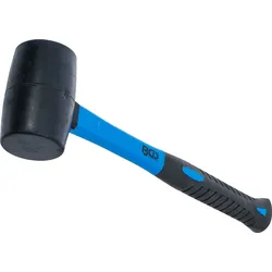 BGS Gummihammer | Fiberglasstiel | schwarzer Kopf | Ø 50 mm | 280 g