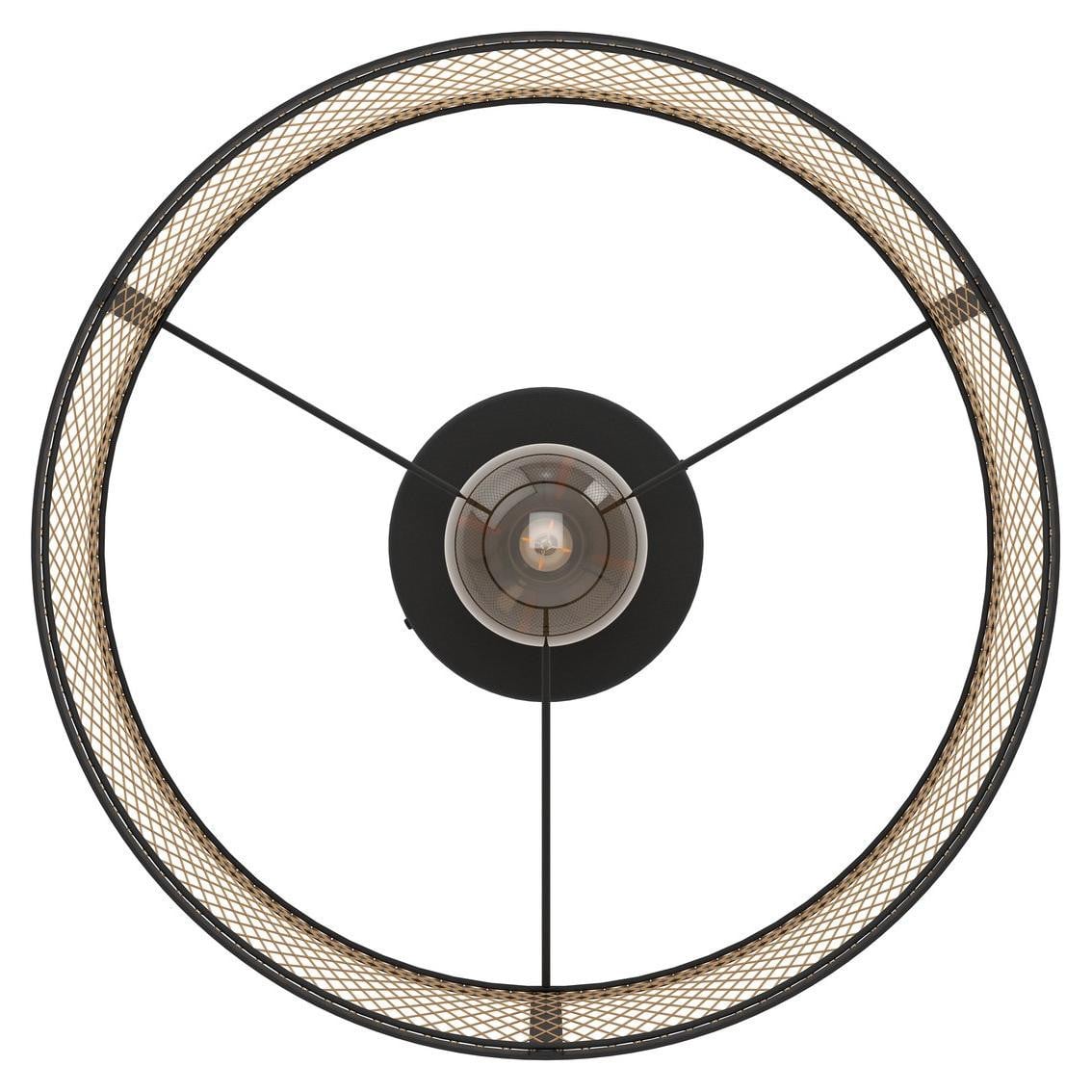 Eglo Dellow Wandlamp, Zwart, E27, IP20