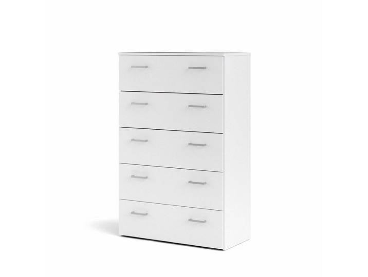 ebuy24 Kommode Spell Kommode 5 Schubladen weiss.