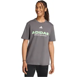 adidas House of Tiro Linear Graphic T-Shirt Herren KE4033 - grey five XL