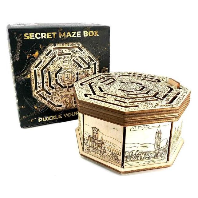 Escape Welt Secret Box "Maze" - Rätselbox (Deutsch, 1 - 2 Spieler) (EWSMBZB)