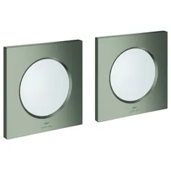 GROHE Lichtmodule Rainshower F-Series 36472 127 x 127mm pro Modul satin steel, 36472MS0 36472MS0