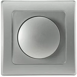 ChiliTec DELPHI 21660 LED-Dimmer 3–60 W, 250 V, Silber, Unterputz, 2-Draht