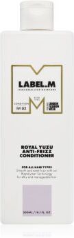 label.m Royal Yuzu condicionador para cabelos crespos e inflexíveis 300 ml. Royal Yuzu