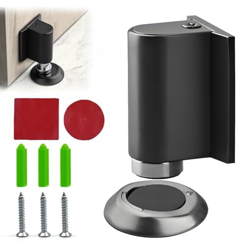 Magnetische Deurstopper van Metaal - Zelfklevend en Schroefbaar