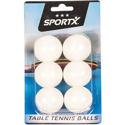 Sport X, Tischtennisball, (6 Stk.)
