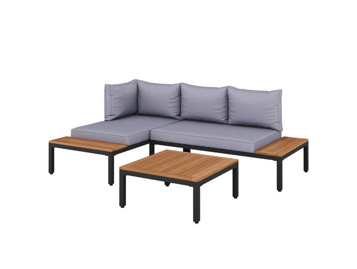 Lounge MAILA natur/grau