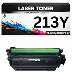 XXL Toner kompatibel für HP W2130Y(213Y) LaserJet Enterprise 5700dn/6700dn/6701dn Color LaserJet Enterprise MFP 5800f/5800dn/6800dn Color LaserJet Enterprise Flow MFP 5800zf/6800zf/6800zfsw/6800zfw