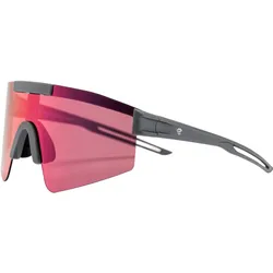 CHPO, Unisex, Sportbrille, Luca (Transparent Grau, Pink), Mehrfarbig, Weiss, Grau