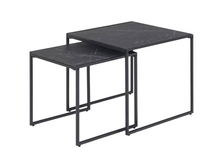 Couchtisch 2er-Set Infinity, Schwarz
