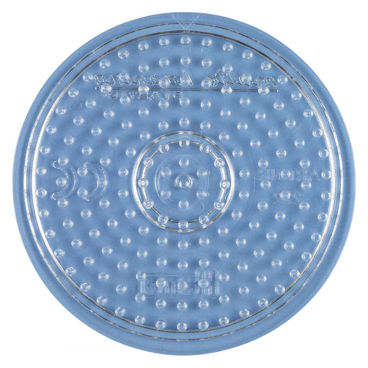 Hama B.Perl. Midi Stiftpl Rund Transparent Klein (222 TR)