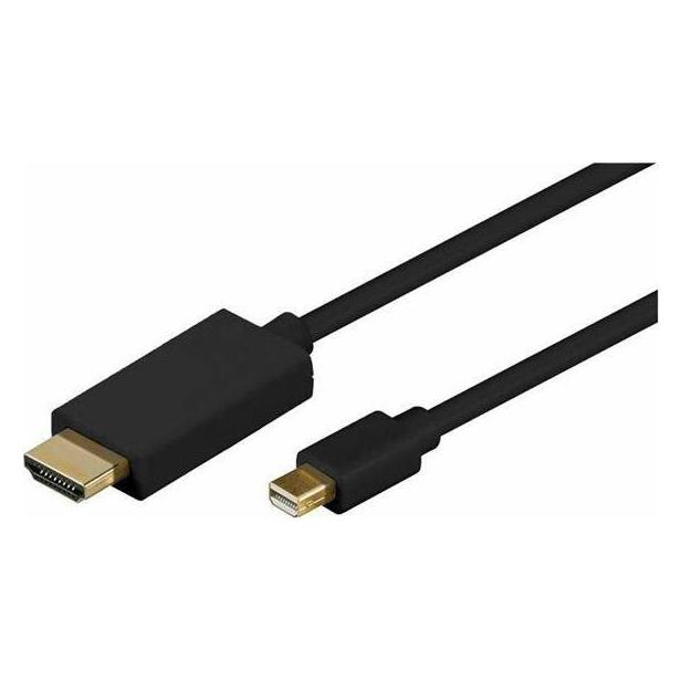 MicroConnect MDPHDMI2B 1.8m DisplayPort HDMI Schwarz Videokabel-Adapter (1.80 m) (MDPHDMI2B)