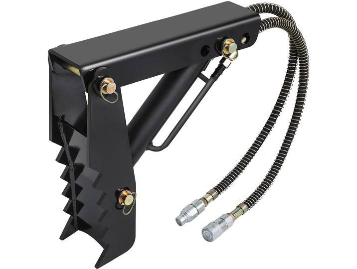 VEVOR Pouce hydraulique pour pelle\, 18 pouces 1/2 pouces d'épaisseur\, pouce robuste pour pelle\, embout de pouce à souder en acier noir avec vérin hydraulique\, pouce hydraulique mécanique pour pelle/excavateur