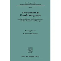 Herausforderung Umweltmanagement., Fachbücher