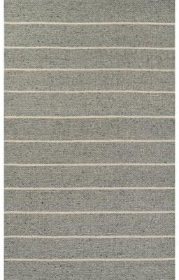 Momeni Twine Wool and Viscose Hand Woven Striped Are Rug