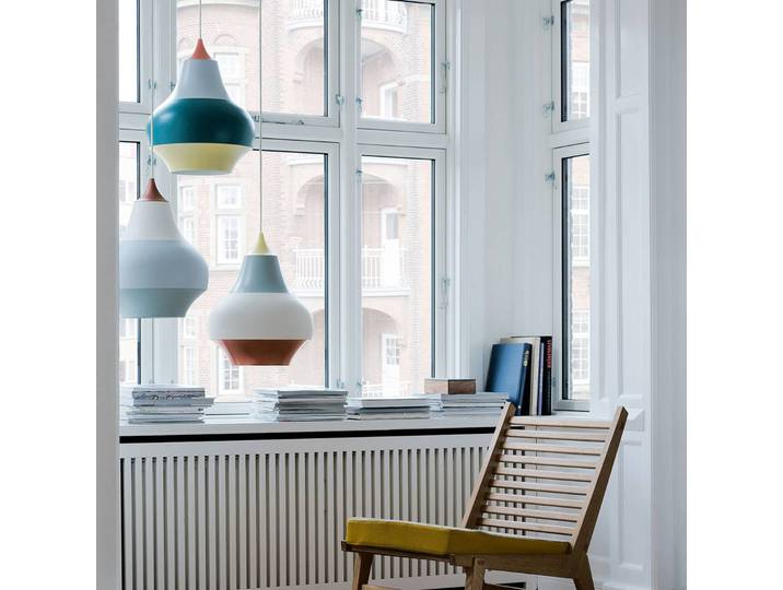 Louis Poulsen Designer Hängelampe Cirque, dimmbar, Multicolour, für Wohn- / Esszimmer, Aluminium, Design, Pendelleuchte