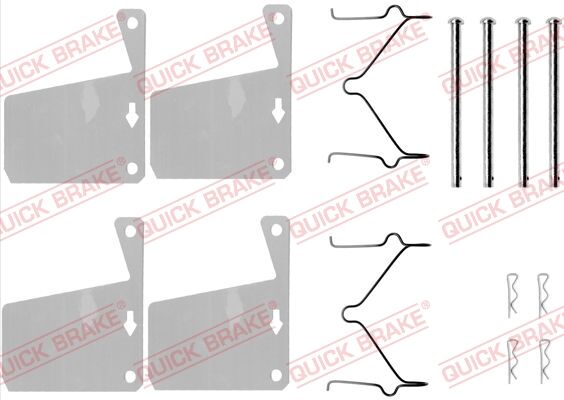 Quick Brake Zubehörsatz, Scheibenbremsbelag 109-0960