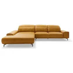 Musterring Ecksofa MR 2490 Leder Kurkuma 207 x 342 cm