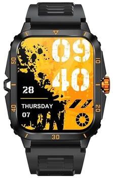 Inspire Curations KT71 Bluetooth Calling Smartwatch With Heart Rate & Blood Oxygen Monitor gold
