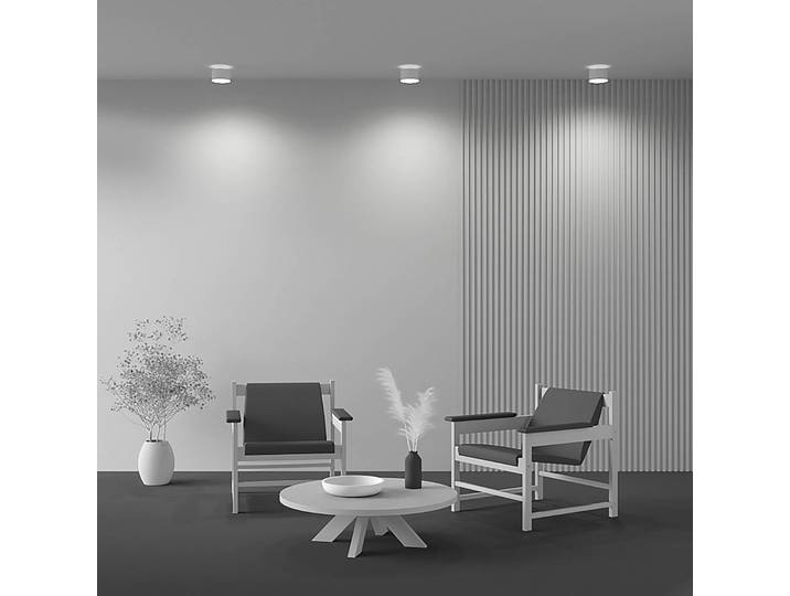 Maytoni LED Deckenleuchte Planet, weiß / opal, für Flurbereich, Aluminium, Modern