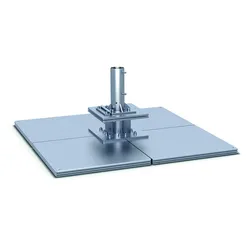 May Albatros Standplatte AZ258 mit Klappscharnier 817kg