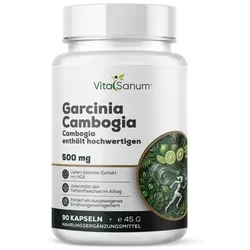VitaSanum® - Garcinia Cambogia (Malabar-Tamarinde) 500 mg – 1 Kapsel Tagesportion