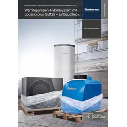 Buderus Logaplus MZ HF-Set GB125 mit HYC40B, HS25/4, MAG BU-H35 blau und AAS