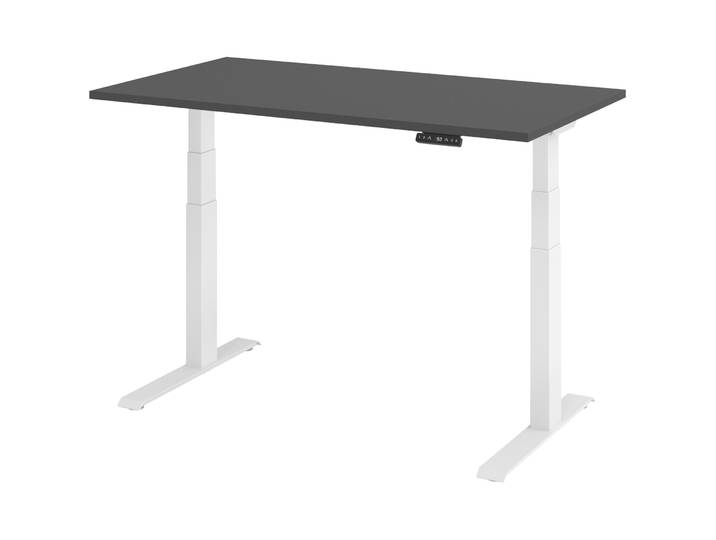 Schreibtisch Office basic Graphit elektrische Höhenverstellung 140 x 80 cm - Schreibtisch