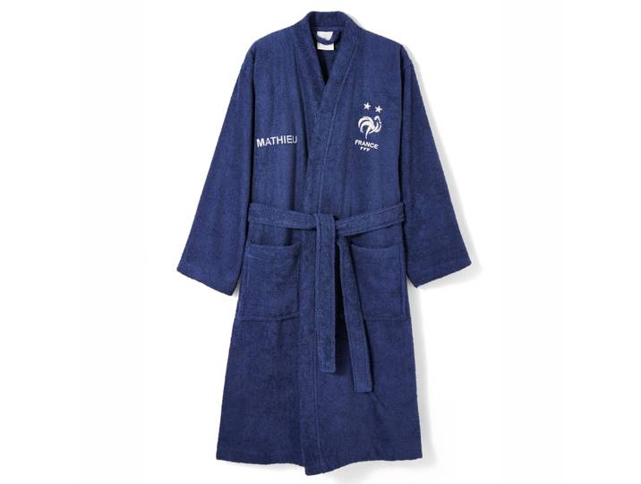 Peignoir de bain adulte FFF® personnalisable - Blancheporte