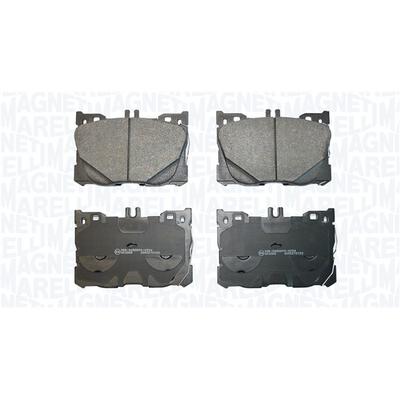 MAGNETI MARELLI Bremsbelagsatz, Scheibenbremse 363916061315 für Mercedes