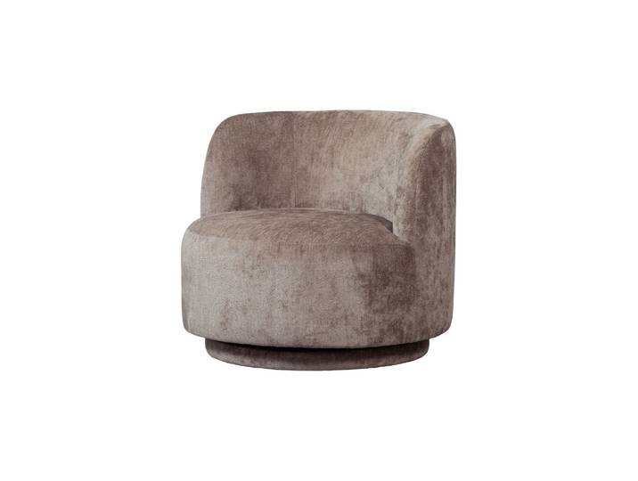 Fauteuil pivotant taupe Popular