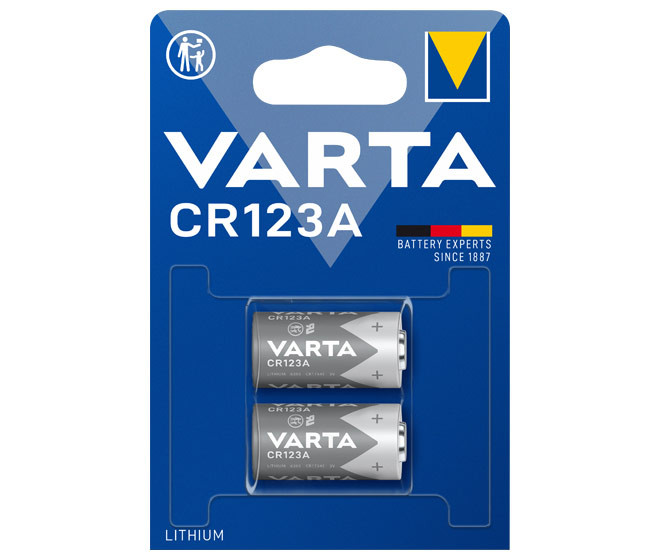 VARTA AG VARTA Professional Photo Lithium Batterie CR 123A 2er Blister 06205 301 402
