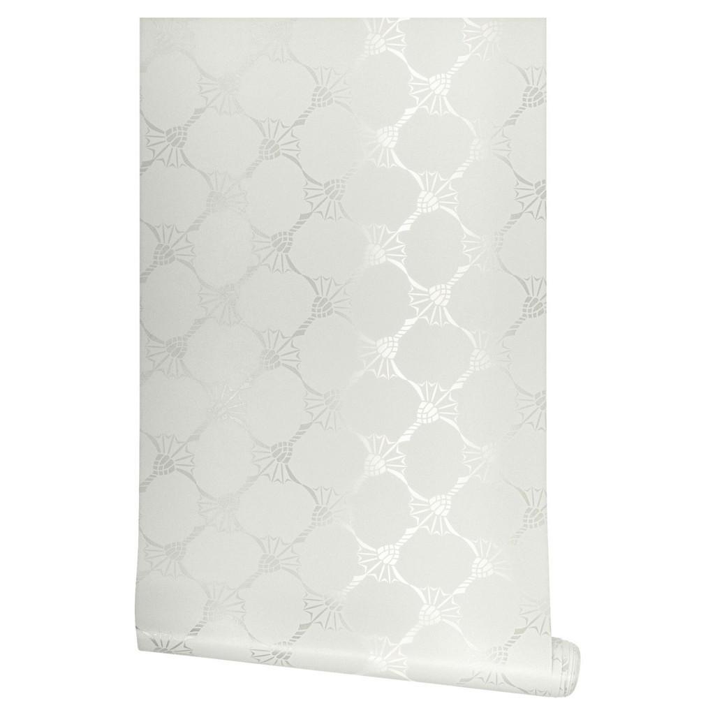 Joop! Vliestapete J! Cornflower, Creme, Textil, Blume, 53x1005 cm, Tapeten & Wandverkleidungen, Vliestapeten