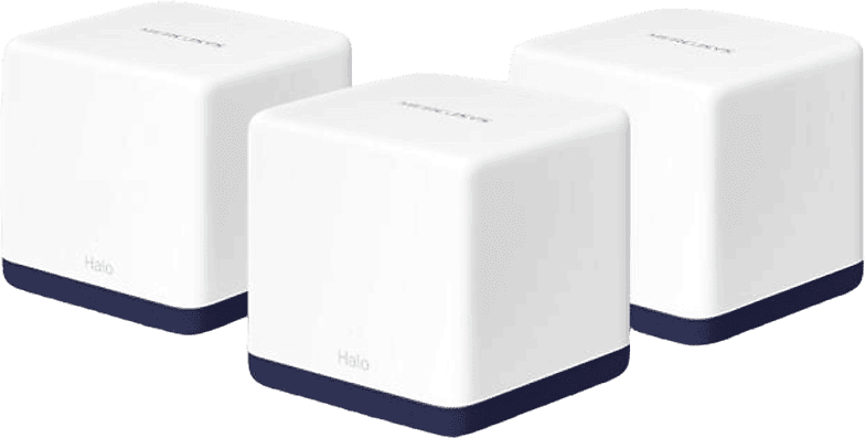 Sistema WiFi Mesh - Mercusys HALO H50G (3-PACK), 1.9 Gbit/s, Doble banda, MU-MIMO, Blanco