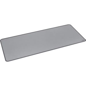 Logitech Mauspad Desk Mat Studio 956-000052, mittelgrau, 700 x 300 mm, Stoff / Kautschuk