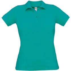 B&C Damen Piqué Polo Safran Pure PW455 real turquoise L