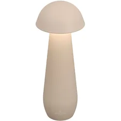 MODENA Akku-Tischleute - Pilzlampe 21 cm sand