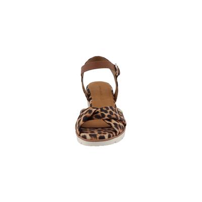 High-Heel-Sandalette TOM TAILOR "Tom Tailor High Sandal", Damen, Gr. 37, braun (sand, multi), Schuhe