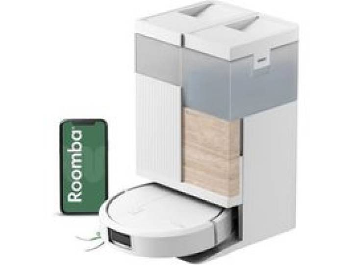 Aspirateur robot - IROBOT - Roomba Plus 575 - 2en1 aspirateur & laveur - Base Auto Wash - Navigation IA LiDAR