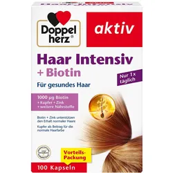 DOPPELHERZ Haar Intensiv+Biotin Kapseln 100 St