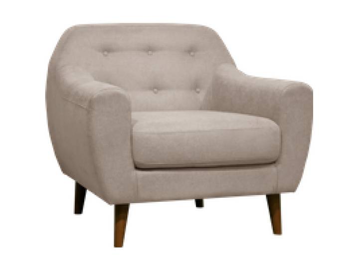 Fauteuil tissu chiné Agathe