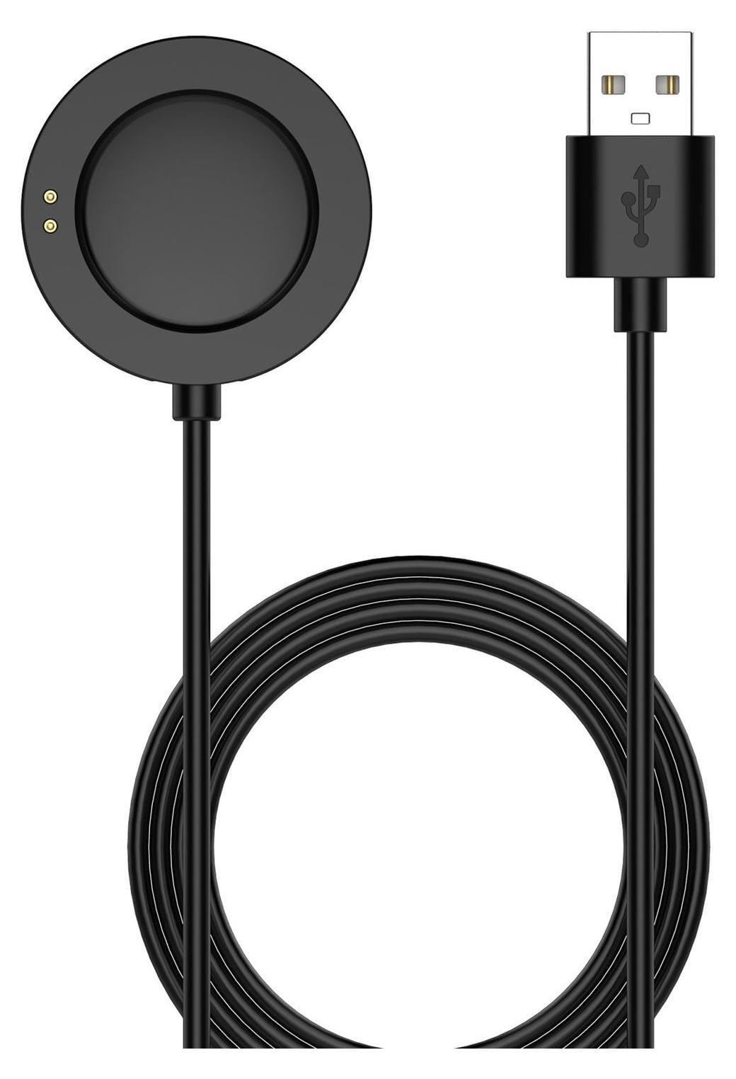 Wigento Magnetische Oplaadkabel voor Xiaomi Watch S3 Smartwatch, 1 meter, zwart
