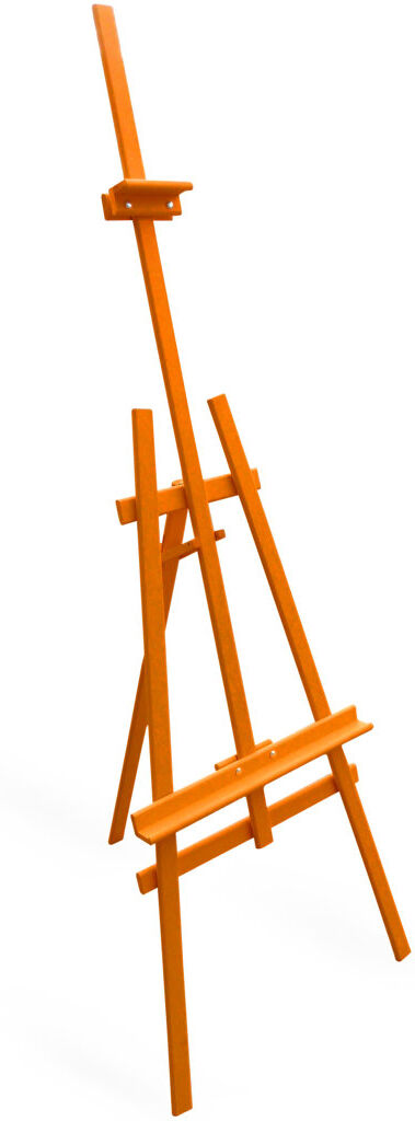 Ebern Designs Gargi Folding Easel Orange 180'Hx51'Wx45'D