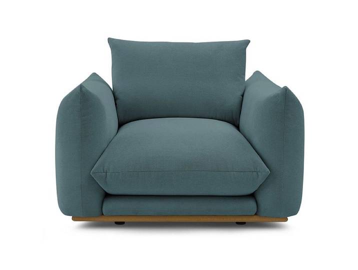 Sessel BOBOCHIC ERNEST Stoff dunkelblau