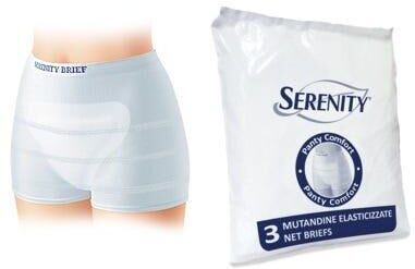 Serenity Panty Comfort Mutandina Elasticizzata Taglia L 3 Pezzi
